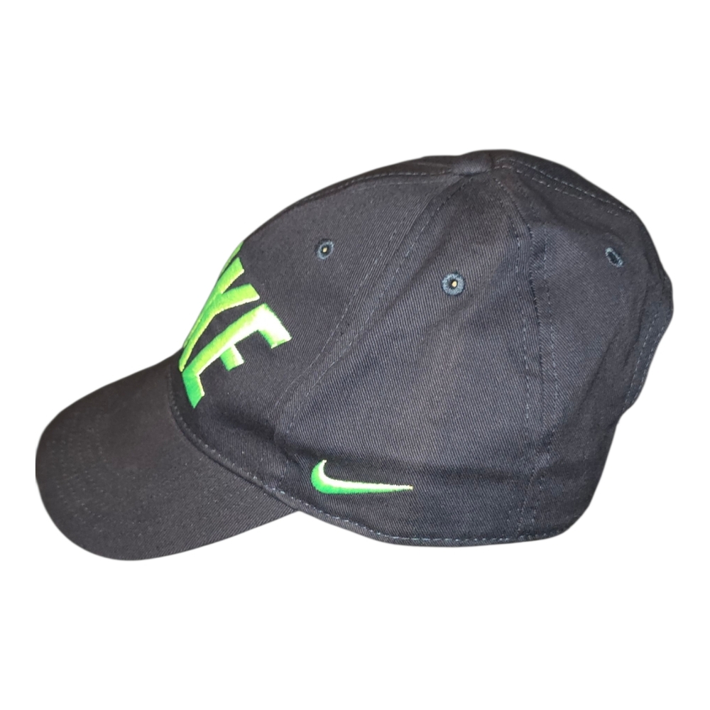 Vintage Nike‎ Embroidered Youth Snapback Baseball Cap Blue Green - Picture 2 of 6